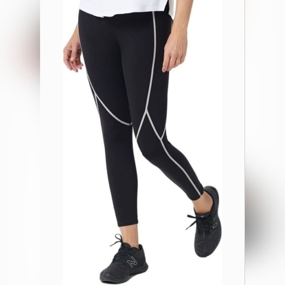 NWOT Zuda Z-Stretch Leggings with Reflective Coverstitch - Size Small - Picture 6 of 6